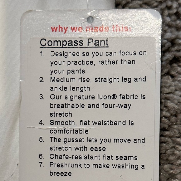 NWT lululemon leggings Retired Style! - Picture 5 of 7